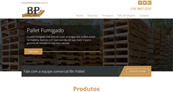Desktop Screenshot of binpallet.com.br
